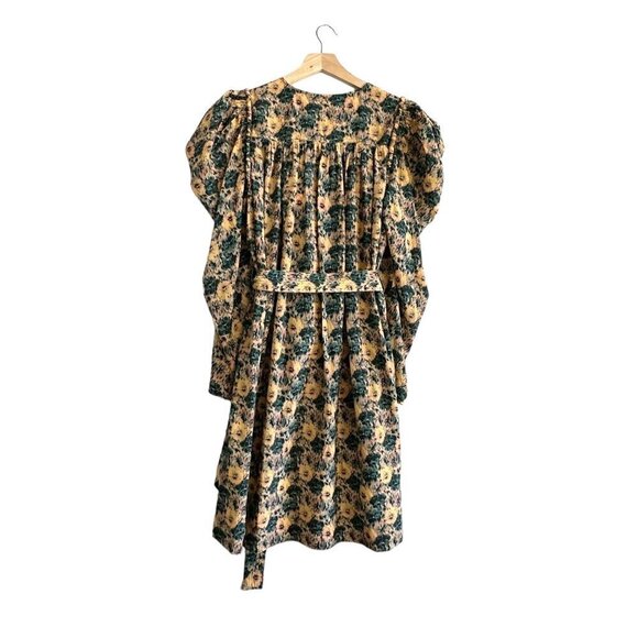 Ulla Johnson Elaine Mini Dress, Begonia Floral Printed, With Belt,‎ Size 8, NWT - Picture 4 of 16